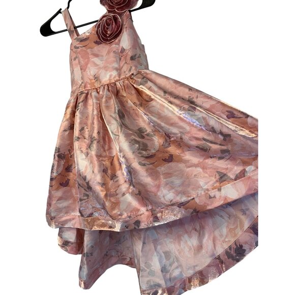 NWT Speechless Kids Girls High-Low Dress Rose Pink Size 10 Youth RN10512 - Picture 1 of 14